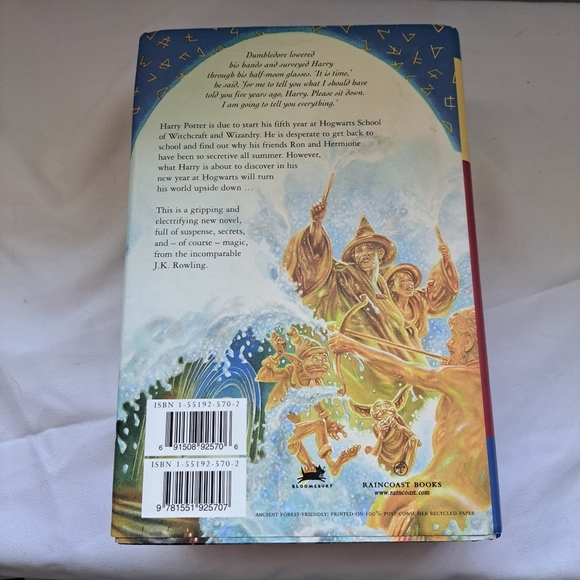 Harry Potter and the Order of the Phoenix Novel by J. K. Rowling - Picture 7 of 14